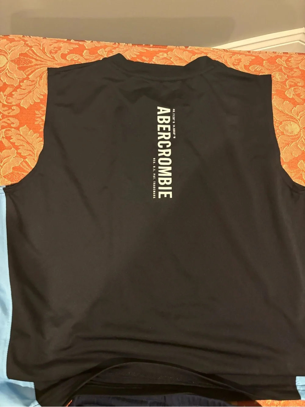 Abercrombie & Fitch Kids Black and Light Blue Athletic Matching Set